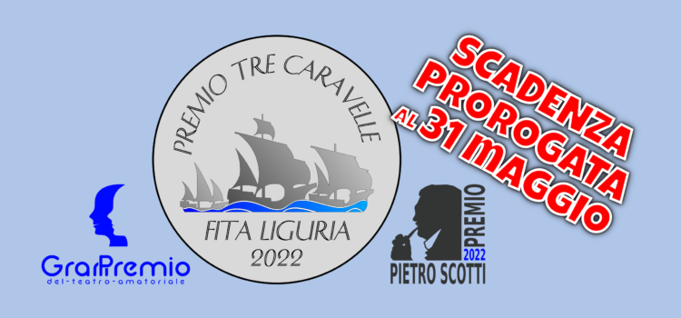 Premio Fita Liguria “Tre Caravelle” 2022 – Prorogato a fine maggio il termine per l’iscrizione
